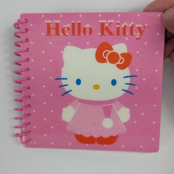 2008 Sanrio Hello Kitty Holographic Spiral Bound Mini Notebook - Picture 2 of 5